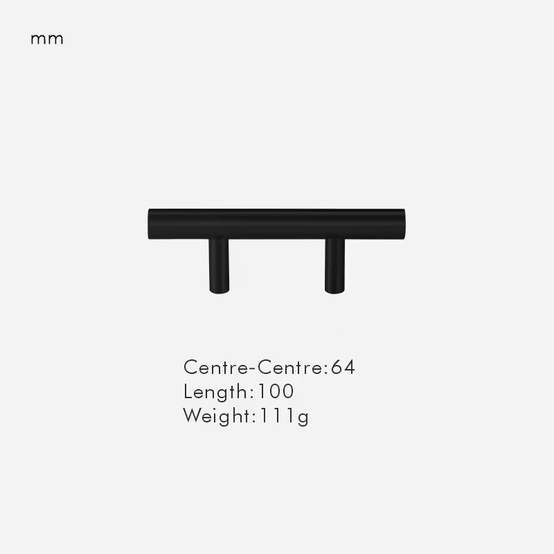 Matte Black / Handle 100mm
