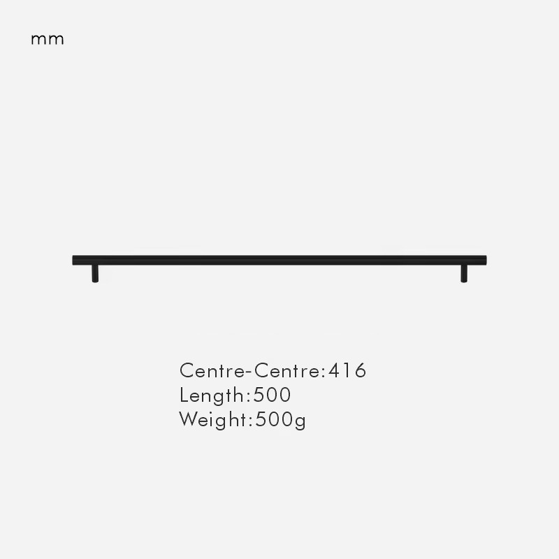 Matte Black / Handle 500mm