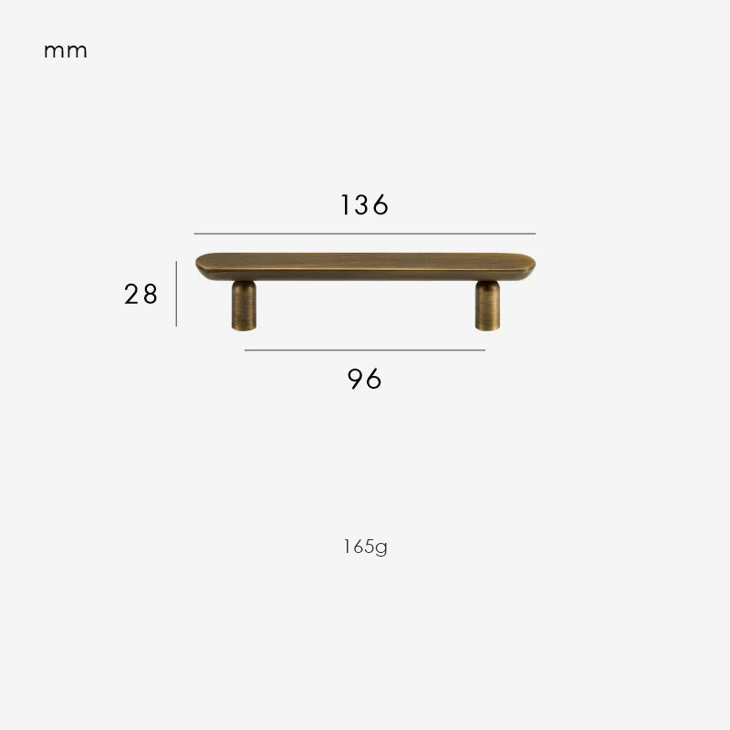 Antique Brass / Handle 136mm