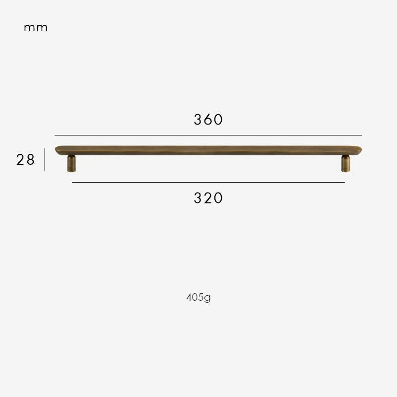 Antique Brass / Handle 360mm