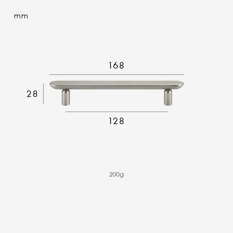 Brushed Nickel / Handle 168mm