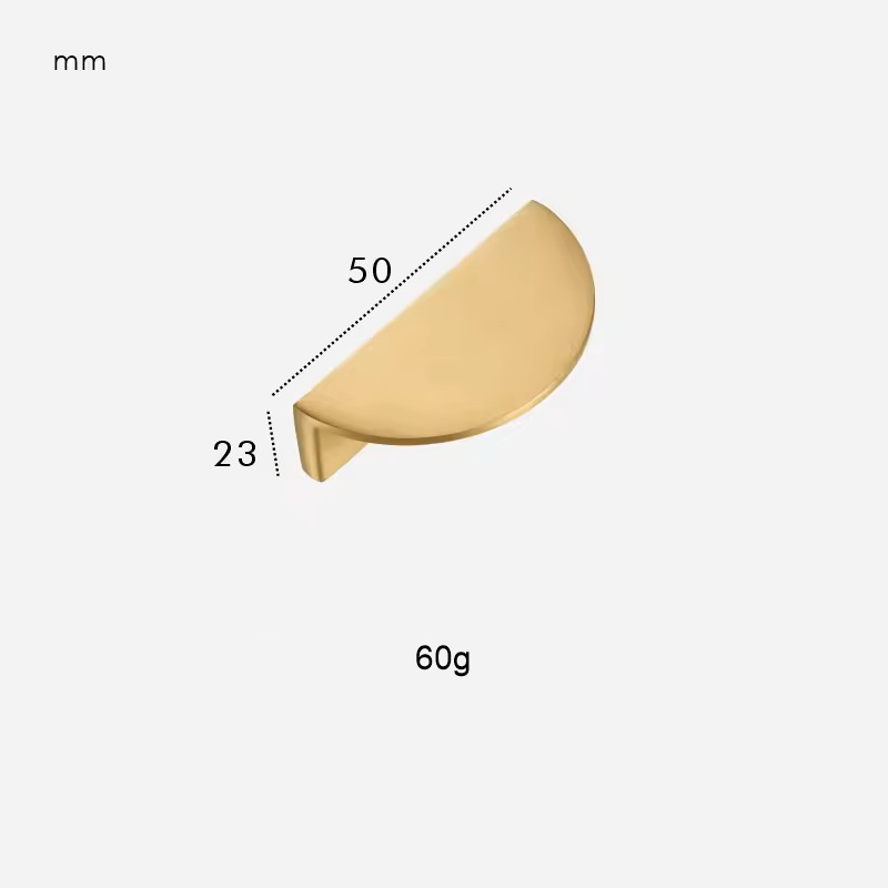 Dimensions for Half Moon 50mm