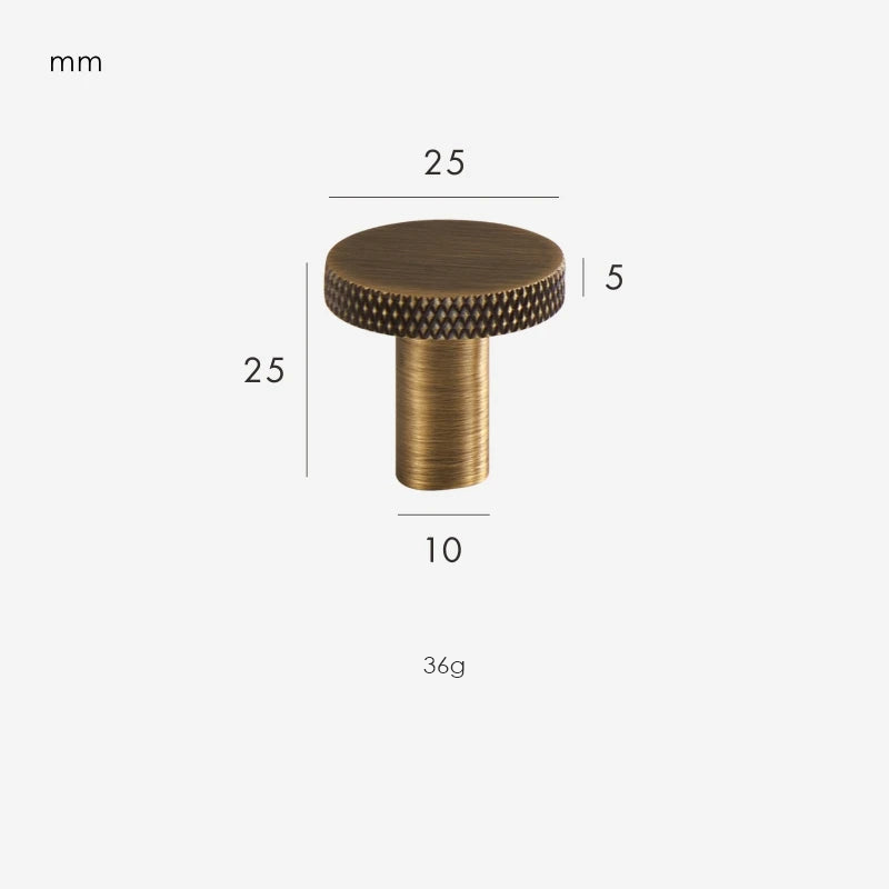 Antique Brass / Knob 25mm