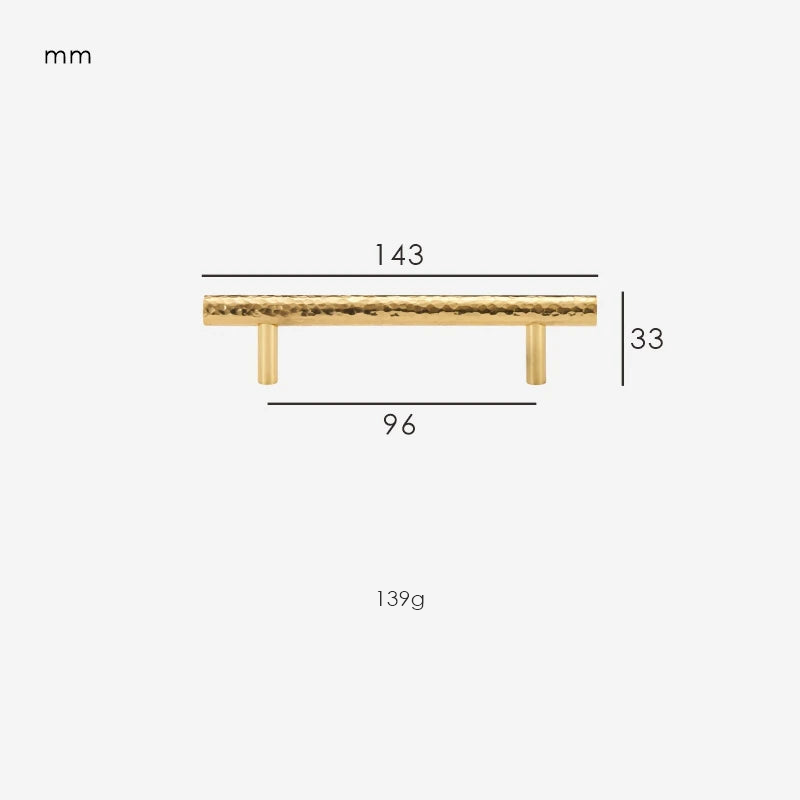 Dimensions for Handle 143mm
