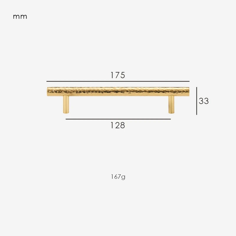 Dimensions for Handle 175mm