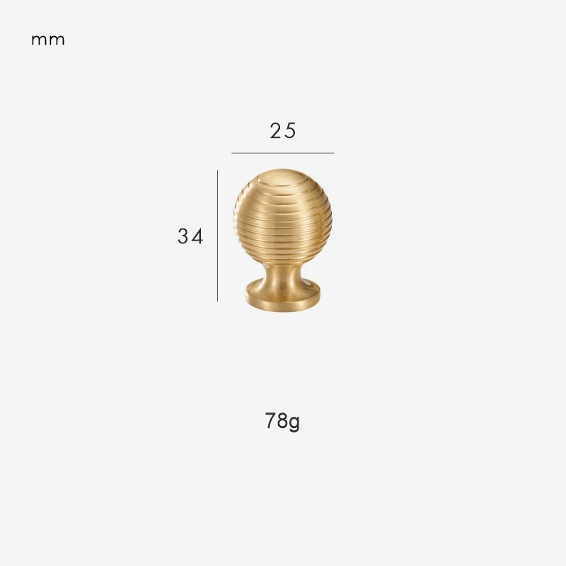 Dimensions for Knob 25mm