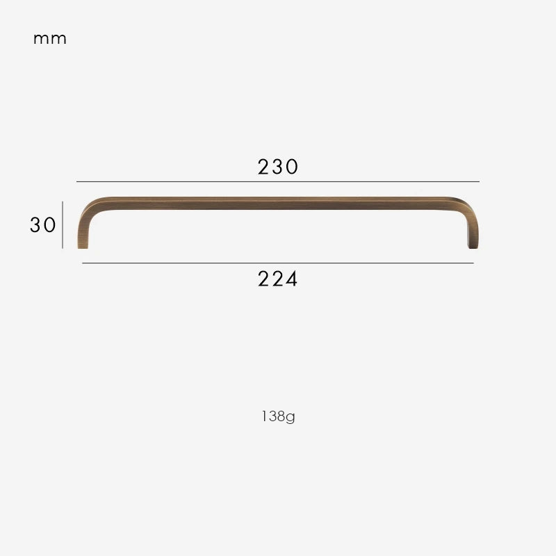 Antique Brass / Handle 230mm