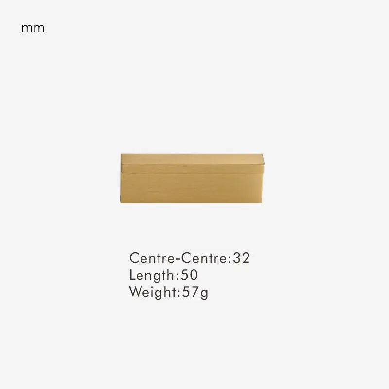 Dimensions for Handle 50mm