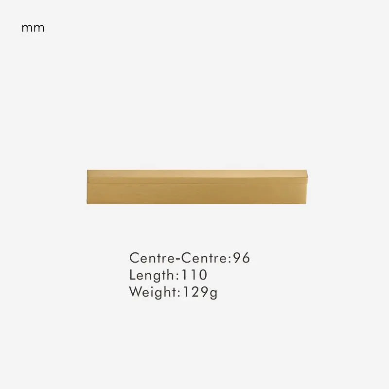 Dimensions for Handle 110mm