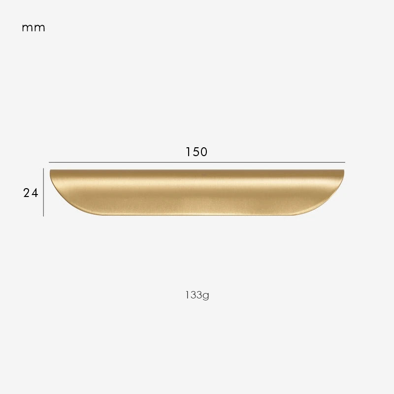 Brushed Brass / Edge 150mm