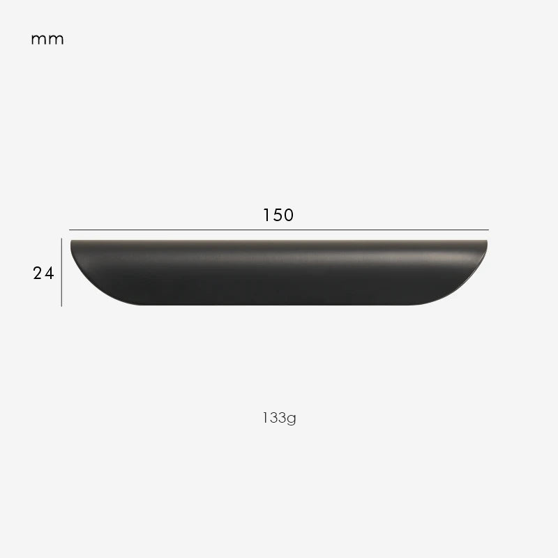 Matte Black / Edge 150mm