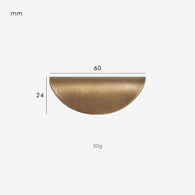 Dimensions for Antique Brass / Edge 60mm