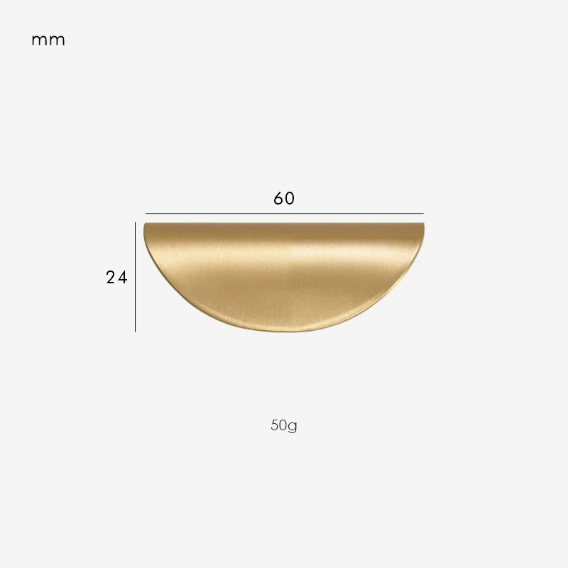 Brushed Brass / Edge 60mm