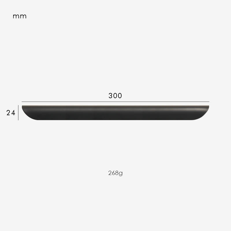 Matte Black / Edge 300mm