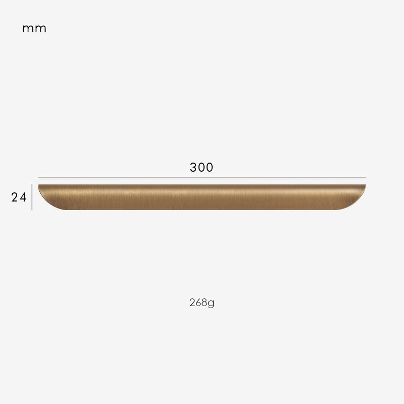 Dimensions for Antique Brass / Edge 300mm